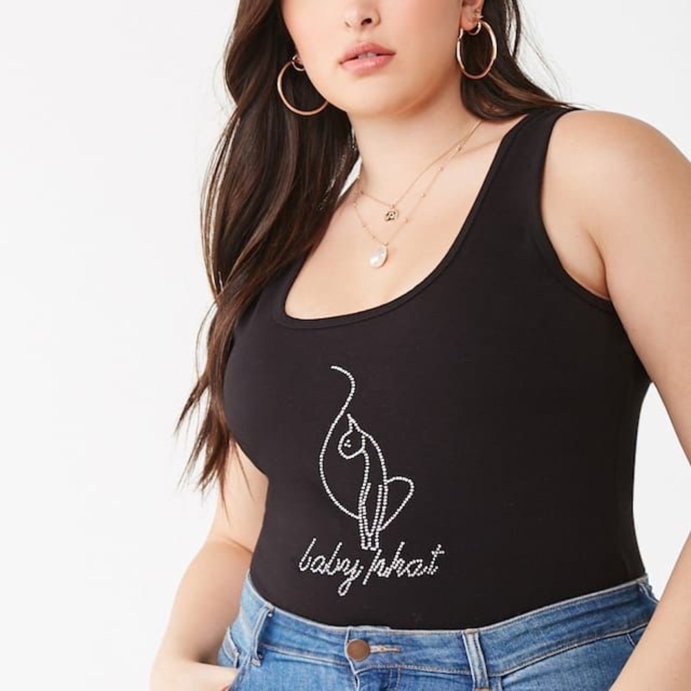 F21 x Baby Phat Logo Bodysuit